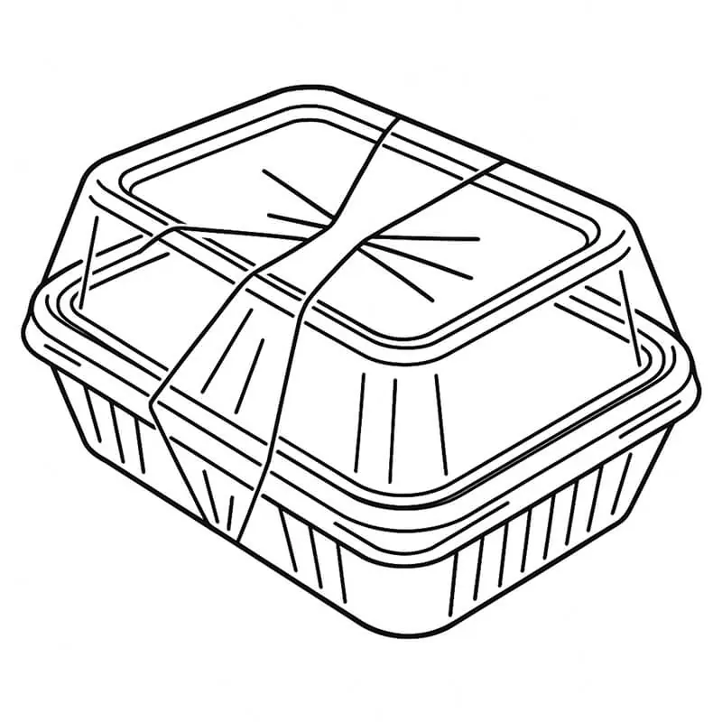 South Plastic（南部化成） いたずら防止食品容器 バンド付き・収縮包装型（帯・フィルム破断式）