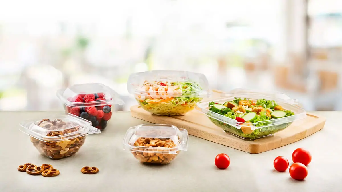 SPIのOEM・ODMサービスで開発された、様々な形状や素材のカスタムプラスチック食品容器。