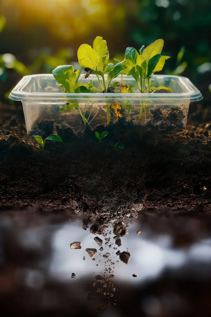  Biodegradable Food Packaging South Plastic（南部化成）のEcorevo生分解性食品パッケージをご紹介します。バイオ変換技術により、土壌中で完全かつ安全に分解され、有害なマイクロプラスチックを一切残しません。